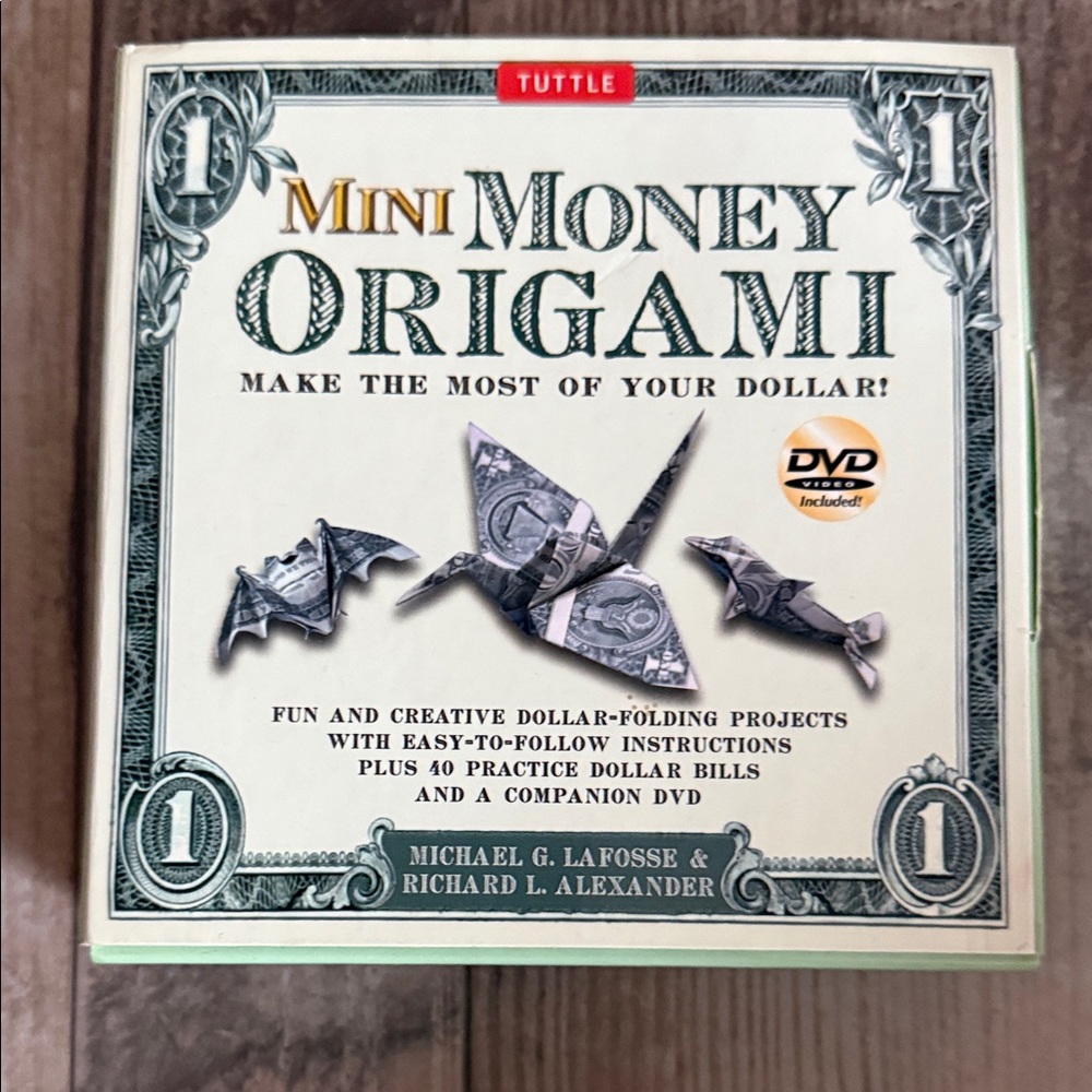 Mini Money Origami Board Game - Green
